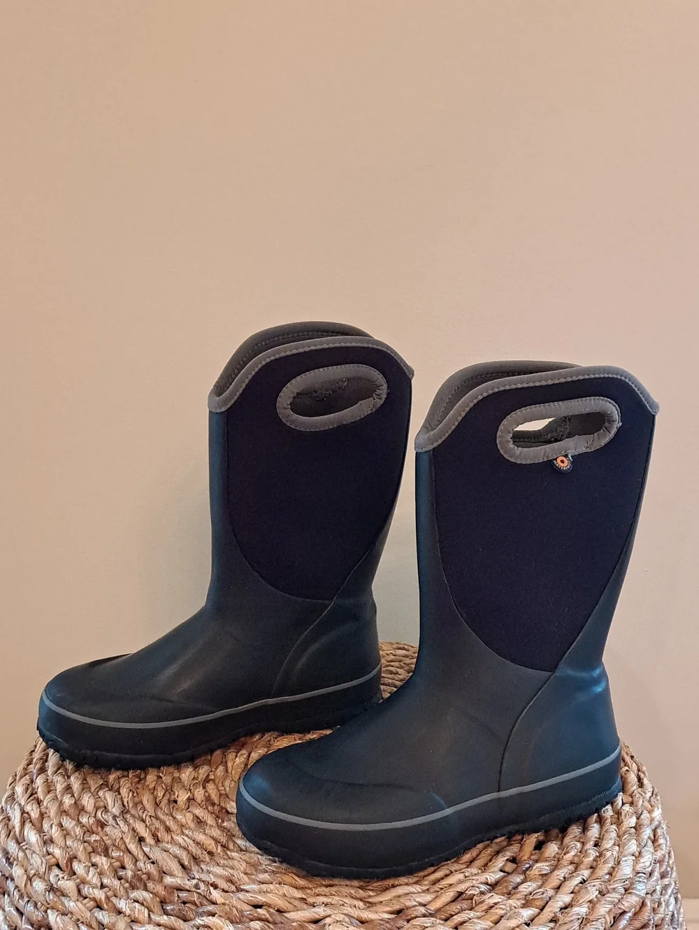BOGS Youth Unisex Slushie Waterproof/Insulated Black Winter/Rain/Outdoor Boots 2